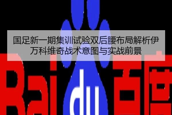 国足新一期集训试验双后腰布局解析伊万科维奇战术意图与实战前景